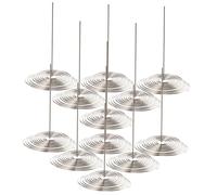 Sosoport 12 pièces Filtre Thé Inox pour Bec de Théière Acier Inoxydable Infuseurs pour Accessoires de Thé et Faciles à Nettoyer