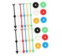 Sosoport 12 pièces Lot de Flèches Spinners Plastique Couleurs pour Jeux de Société Indicateurs de Plateau Rotatif Accessoires Ludiques et Éducatifs pour Fêtes et Réunions Familiales