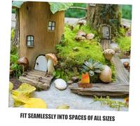 Sosoport 12 Pièces Miniature Campfire Resin Ornaments for Dollhouse Realistic Fake Fire Bonfire Decorations for Camping Party and Micro Landscape