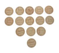 Sosoport 12Pièces Cartes pour Garçon Fille de Cartes Mensuelles Uniques Accessoires Photo pour Immortaliser Nouveaux