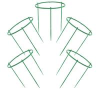 Sosoport 15 Pièces Tuteur pour Fleurs de Jardin Réglable et Assemblable | Insertion Facile, Boucle Ajustable, Maintien des Tulipes et Jeunes Plants, pour Pots et Jardinage Domestique