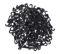 Sosoport 150 pièces Crochets S ABS pour Housse de siège Auto Fixation Pratique pour Coussins de Voiture Accessoires intérieurs durabilité