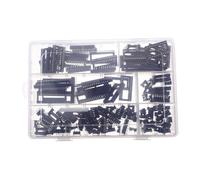 Sosoport 150 pièces Dip Soldering Ic Socket Set Double Row Adaptateur Connecteur Électronique Pcb pour Composants Intégrés Broches