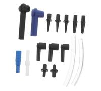 Sosoport 16 pièces Kit de Connecteurs pour de Frein Outils de Remplacement et Purge pour Voitures et Connecteurs et Tubes pour Système de Frein Ensemble Complet pour Transfert et Contrôlé