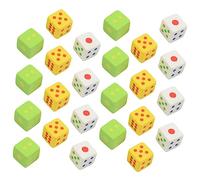 Sosoport 18ensembles Petites Gommes Forme De Dés Gommes à Peindre pour Garçon Fille Accessoire Scolaire avec Motif Rugby