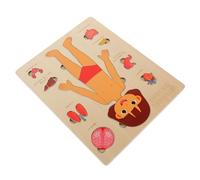 Sosoport 1Ensemble Puzzle Éducatif de Jouets Corps Humain Jeu Cognitif pour Garçon Fille avec des Organes Outil Apprentissage Visuel pour Comprendre la Structure