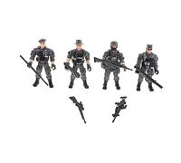 Sosoport 1Ensemble Soldats Spéciaux Plastique Figurines Militaires Modèles Flexibles pour Créativité et Imagination de Figurines de Forces Spéciales