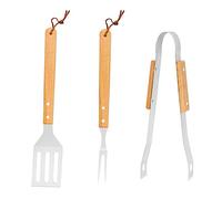 Sosoport 1Ensemble Ustensiles de Barbecue Acier Inoxydable Rangement Kit Complet pour Grillades Plein Air