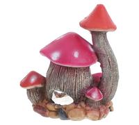 Sosoport 1pc Dessin Animé Champignon Grotte Aquarium Décoration Abri Poisson Cachette