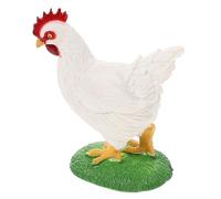 Sosoport 1Pièce Figurine de Coq Réaliste Pédagogique pour Garçon Fille Animalière Éducatif Décoration de Maison Accessoire de Jeu