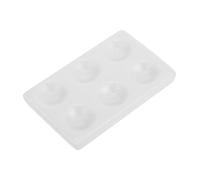 Sosoport 1Pièce Plaque de Réaction Porcelaine Multicorps pour Analyse Chimique et Expériences Support pour Réactifs Transmittance de Lumière
