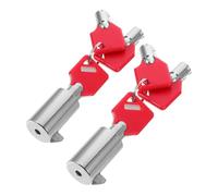 Sosoport 2 Ensembles Serrure de Distributeur Automatique à Haute Sécurité Lot de Clés Tubulaires pour Machines à Snacks et Bonbons Compatible avec Distributeurs de Soda Installation Facile
