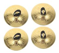 Sosoport 2 Paires de Petites Cymbales à Doigts en Cuivre pour Danse des Garçon et Filles, Son Clair et Net, Instrument de Musique Portable pour Divertissement