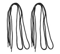 Sosoport 2 Paires Lacet de Botte Ignifugé Noir pour Soudage, 100cm, Lot