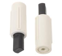 Sosoport 2 Pièces Amortisseur de Charnière de Siège Toilette 4713t, | Plastique Blanc, Résiste à Déformation et Réduit les Grincements, Protection Anti-pincement