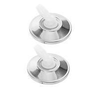 Sosoport 2 Pièces Base de Remplacement pour Serpillère Rotative Acier Inoxydable Compatible avec Balais Rotatifs pour Nettoyage Sols Carrelage et Maison Polyvalente