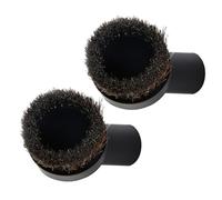 Sosoport 2 Pièces Brosse Aspirateur Brosse de Remplacement Mixte Poils Naturels pour Nettoyage Sol Meubles et Intérieurs Voiture Adaptée Aux Étroits