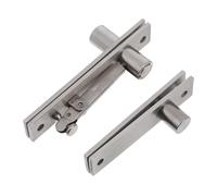 Sosoport 2 Pièces Charnières Doubles avec Fermeture Automatique Charnières Invisibles Pivotantes Silencieuses pour Cuisine et Salle de Bain Rotation