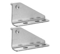Sosoport 2 Pièces Charnières Inox pour Portes de Congélateur Triangle Pivot Robuste pour Réfrigérateur Commercial de Rechange pour Portes de Frigo Congélateur
