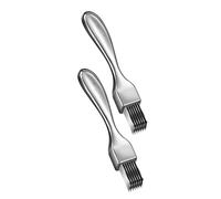 Sosoport 2 pièces Couteau Éminceur Acier Inoxydable Coupe Échalote Multifonctionnel pour Légumes Trancheuse Pratique pour Oignons et Outil de Cuisine et Sécurisé
