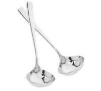 Sosoport 2 pièces Cuillères à Sauce Inox Louches Longues pour Sauces et Jus Ustensiles Cuisine pour Cuisson et Service