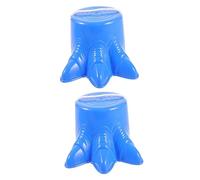 Sosoport 2 pièces Échasses Garçon Fille Robustes Plastique Forme Griffe Bleu Extérieur pour Entraînement Sensoriel et Équilibre