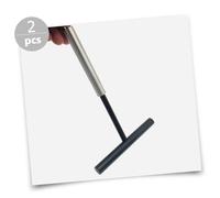 Sosoport 2 pièces Épandeur à Pâte Acier Inoxydable et Nylon Outil Professionnel pour Maison Poignée Ergonomique Facile à Utiliser Ranger pour Cuisine