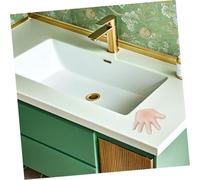 Sosoport 2 Pièces Étagère Murale Suspendue Résine Forme de Main Crochet Mural Décoratif pour Salle de Bain Sculpture Main Ouverte pour Rangement et Présentation