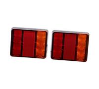 Sosoport 2 pièces Feux Arrière LED Haute Luminosité pour Camions et Remorques Feux Étanches Éclairage Sécurité Longue Durée pour Véhicules Utilitaires