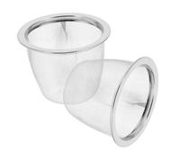 Sosoport 2 pièces Filtre Thé Inox Passoire Infuseur Petit Maille Fine pour Vrac et Infusion