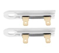 Sosoport 2 pièces Fusible Thermique pour Sèche-linge Lot de Remplaçant Compatible pour Thermostat de Sécurité Contrôle Température Fiable Facile à Installer Adapté Aux Appareils Ménagers