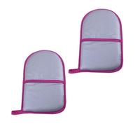 Sosoport 2 pièces Gants de Repassage Anti-brûlure Protection Thermique pour Centrale Vapeur Mitaines Vapeur Unisexes avec Crochet de Suspension