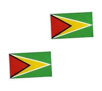 Sosoport 2 Pièces Guyana de Pays Pliable Décoration Extérieure Intérieure Durable pour Événements
