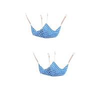 Sosoport 2 Pièces Hamac pour Chat Tapis D'Été pour Chat Lit pour Chat Nid pour Chat Double Face Cabane Suspendue pour Chat Lit De Couchage pour Chat Hamac Balançoire pour Chat Lit De