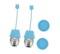 Sosoport 2 pièces Infuseur à Thé Forme de Chat Passoire Fine Réutilisable pour Sachets Thé Accessoire pour Maison et Bureau