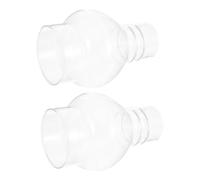 Sosoport 2 Pièces Kerosene Lamp Shade Replacement Tall Glass Chimney With Diameter Secure Fit Hurricane Lamp Globe For Vintage Oil Lanterns Decorative Round Design