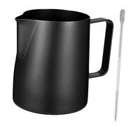 Sosoport 2 pièces Lot de Jattes à Lait Acier Inoxydable avec Stylet Latte Art Mousseur Lait pour à et Professionnel