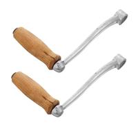 Sosoport 2 Pièces Manivelle de Hachoir à Viande Manuel Poignée Robuste pour Usage Domestique Compacte et Portable pour Broyage de Viande Légumes et Noix