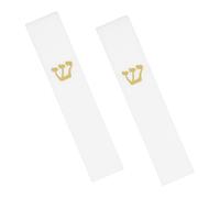 Sosoport 2 Pièces Mezuzah Case for Door Resin Traditional Jewish Mezuzah Holder Home Decor for Doorposts Walls and Doorframes