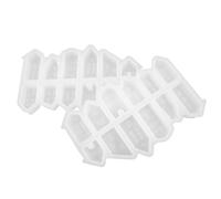 Sosoport 2 Pièces Moules à Bougies pour Maisons en Silicone Blanc, 12 | Silicone Réutilisable, Libération Lisse et Compartiments Séparés, Ateliers de Groupe et Clubs