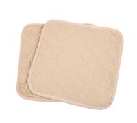 Sosoport 2 Pièces Pipi pour Hamster Pipi Chien Extra Large Support pour Pipi pour Chien Revêtement De Cage à Rats Coussinets pour Chiots Grands Doublure Jouets Chiffon Beige