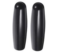 Sosoport 2 pièces Poignée de Robinet à Bière Noire Plastique pour Kegerator Accessoires de Tireuse à Bière pour Bars Brasseries Événements et Usage Domestique