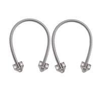 Sosoport 2 pièces Protecteur de Câble Porte Métal Robuste avec Manchon Inoxydable et Col Cygne Flexible pour Protection Ligne Vidéo et Contrôle Accès