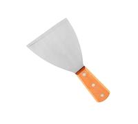 Sosoport 2 pièces Spatule de Cuisine Acier Inoxydable Pelle Triangulaire Multifonction pour Poêle Ustensile Robuste pour Steak Poisson et Œufs Facile à Nettoyer