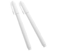 Sosoport 2 Pièces Stylo Colorant Alimentaire Blanc en Plastique pour Décoration Délicate de Biscuits et Fudge, Outil DIY Amateurs de Pâtisserie Cuisson Plusieurs styles