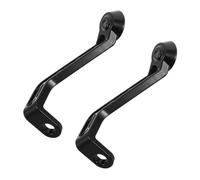 Sosoport 2 Pièces Support de Fixation Rétroviseur Alliage Aluminium Bras de Montage Téléphone pour Scooter et Électrique Installation Facile Remplaçables Droit