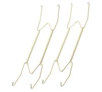 Sosoport 2 pièces Support Mural pour Assiettes Crochet Invisible à Ressort Extensible Fixation sans Perçage Porte Plaque Décoratif pour Cuisine et Rangement Sécurisé Lot