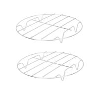 Sosoport 2 pièces Support Panier Vapeur Acier Inoxydable Rigide pour Cuisson Vapeur Maison Adapté Aux Fruits de Mer et Légumes