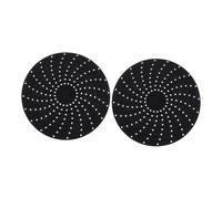 Sosoport 2 pièces Tapis de Cuisson Silicone Creux pour Friteuse Air Doublure Réutilisable Antidérapante et Facile à Nettoyer Coussin de Cuisson Vapeur pour Aliments Intacts