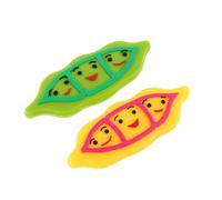 Sosoport 2 Pièces Tennis Racket String Dampeners Silicone Shock Absorber Long Peasecod Design for Vibration Reduction and Enhanced Comfort